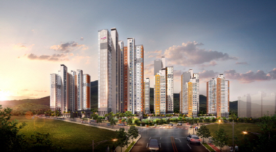 김해율하 리슈빌 더 스테이 투시도