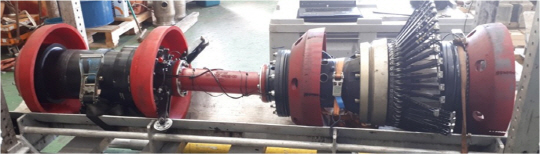 송유관 내부 촬영검사장비