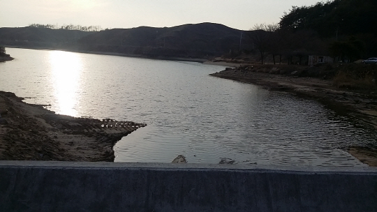 하눌저수지 용수획보 전경