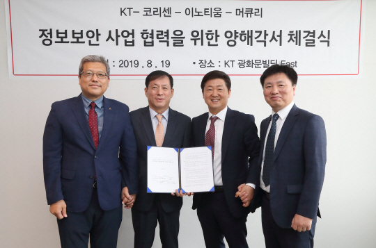 [사진자료1]정보보안 사업협력 MOU