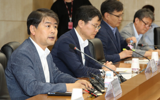 발언하는 주영준 에너지자원실장
