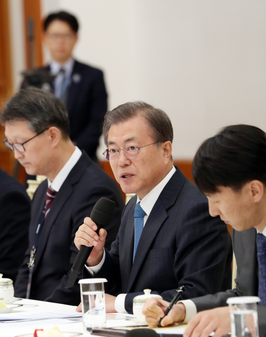 문 대통령, OANA 대표단 접견