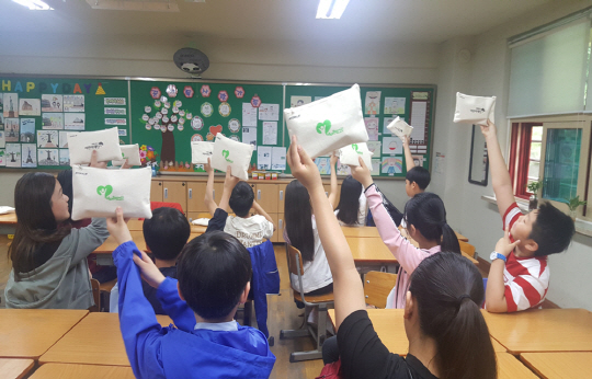 달한 ‘미세먼지 보호 키트’