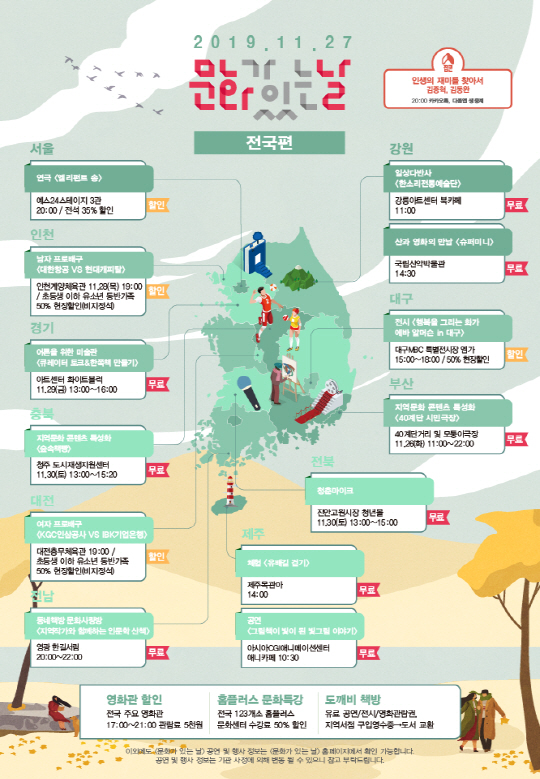 1. 11월 문화가 있는 날 지도_전국편