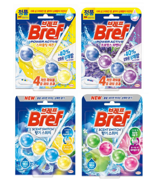 브레프 파워액티브와 향기스위치 제품 이미지