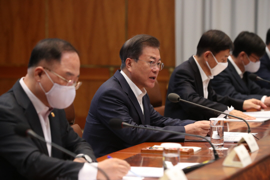 발언하는 문재인 대통령