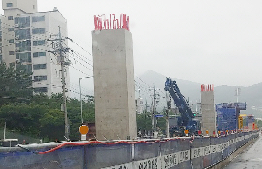부산도시철도 양산선 3공구 공사... 보름 중단 ‘쉬쉬’ 논란