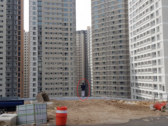 부산진구 전포 2-1 재개발 인근 주민들 “빌딩풍 해결해 달라”