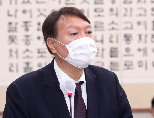 국감 업무보고하는 윤석열 검찰총장