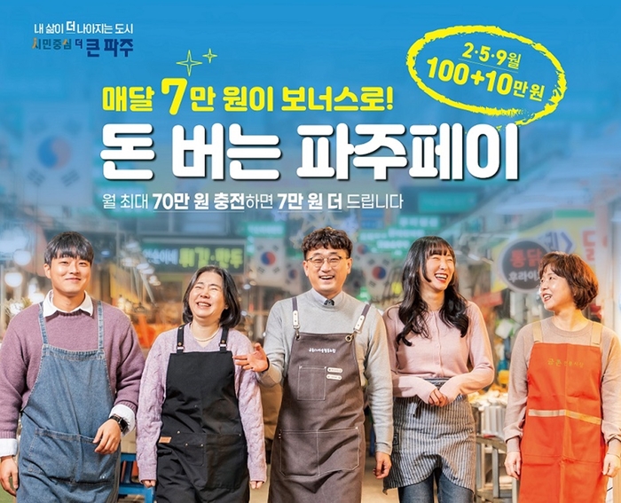 파주시 지역화폐 파주페이 포스터