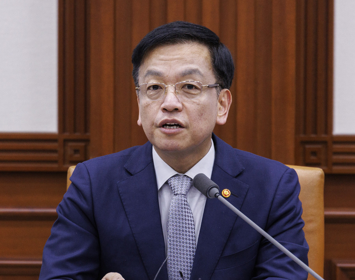 자본시장 선진화 추진 방향 관련 설명하는 최상목 부총리