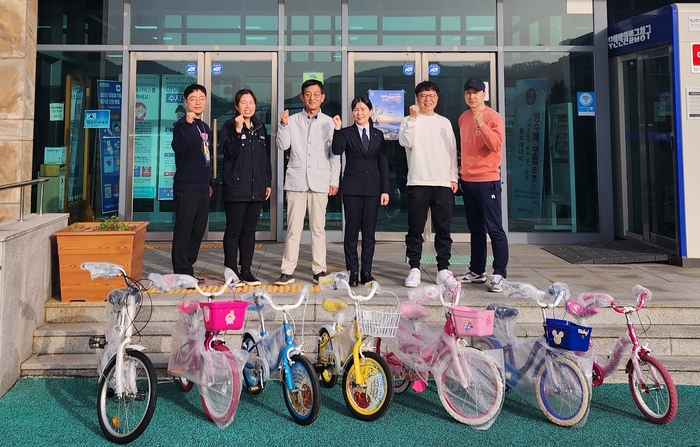 강원랜드 테이블게임2팀, 자전거수리 기부