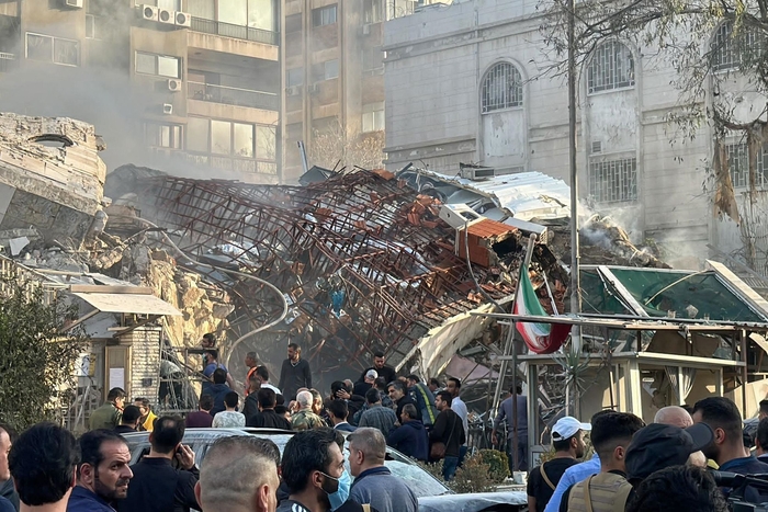 TOPSHOT-SYRIA-ISRAEL-CONFLICT-STRIKE-IRAN