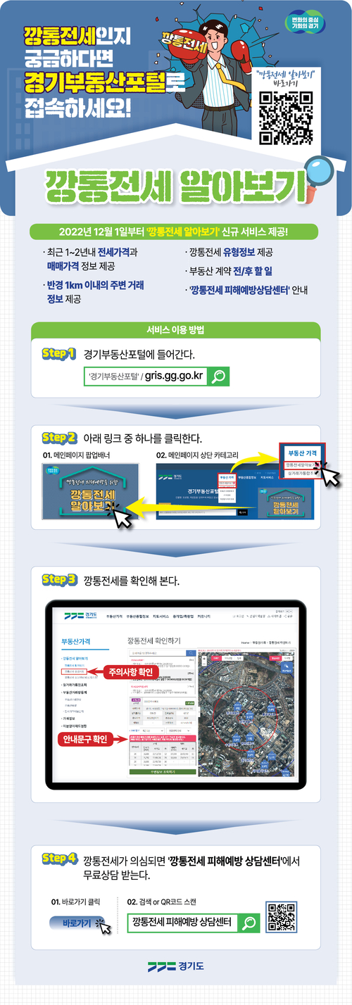 양주시 깡통전세 알아보기 안내 포스터