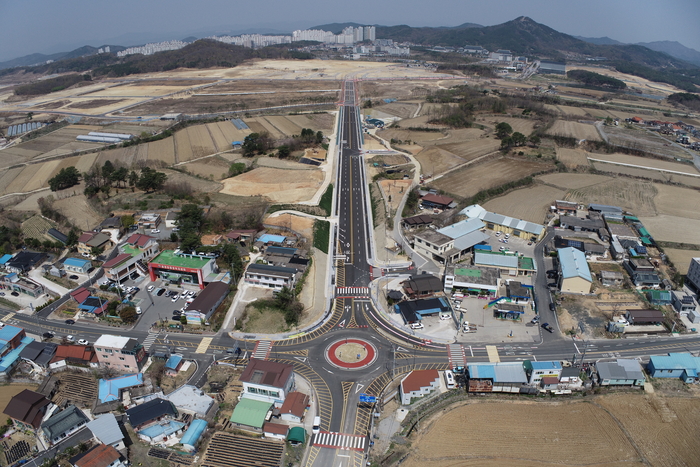경북도, 도청신도시 진입도로 완전 개통
