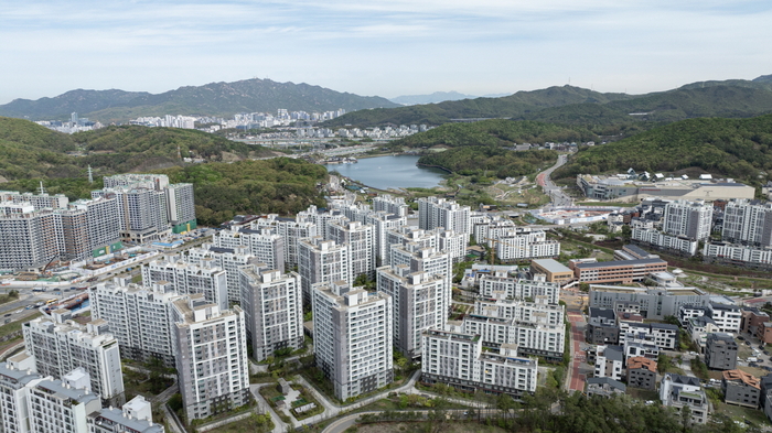 의왕시 백운밸리 전경