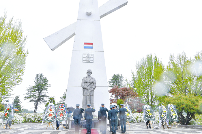 네덜란드군 참전기념 추모행사