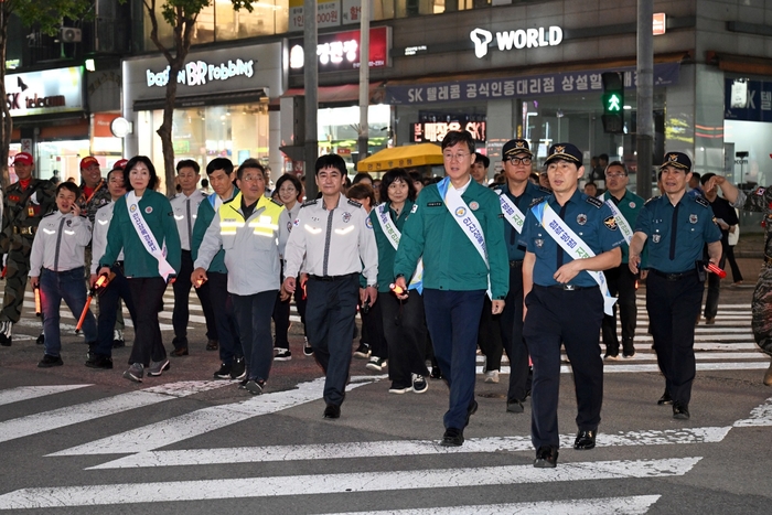 안산시 민-관-경 27일 한대앞역 일원 합동순찰 실시