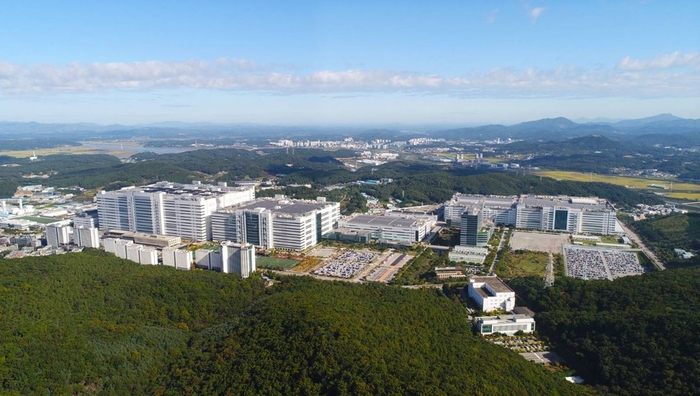 파주시 엘지(LG)디스플레이 산업단지 전경