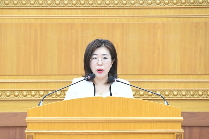 강혜숙 양주시의회 의원 제378회 정례회에서 '양주시의회 회의 규칙 일부개정규칙안' 대표 발의