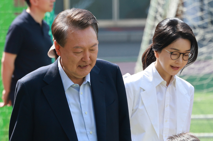 윤석열 전 대통령 부부, 제21대 대선 투표