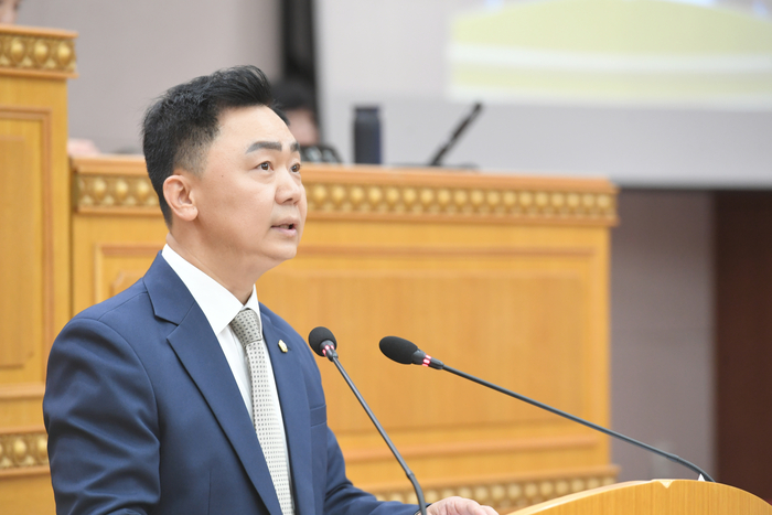 정희태 양주시의회 의원 제379회 임시회 제2차 본회의에서 '배달플랫폼 수수료 상환제 도입 및 공정거래 질서 확립 촉구 건의안' 대표 발의