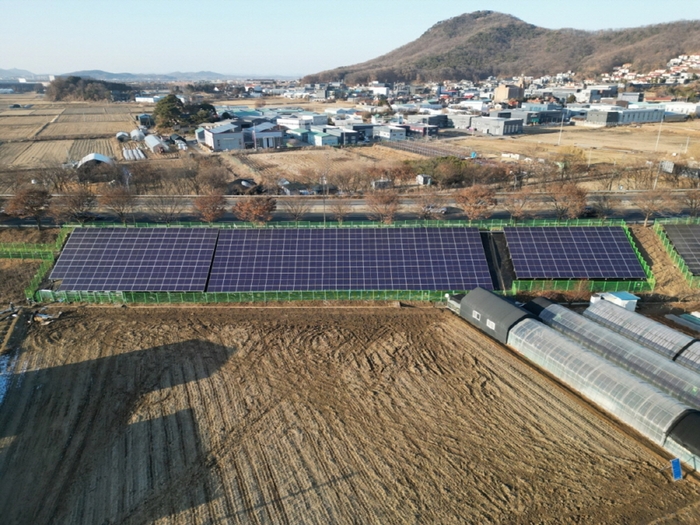 고양특례시 구산동에 설치된 14호기 시민햇빛발전소