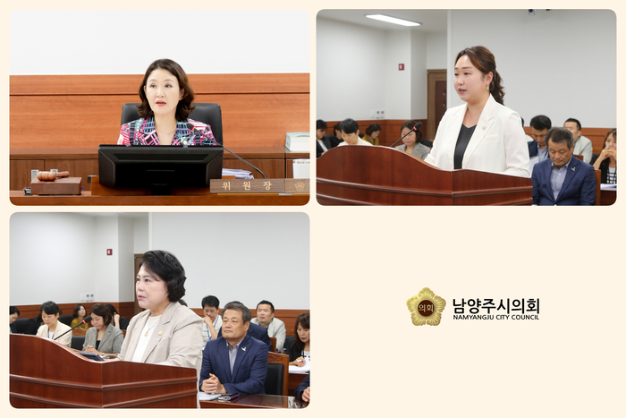상단 왼쪽부터 시계방향으로 이경숙-전혜연-박윤옥 남양주시의회 의원