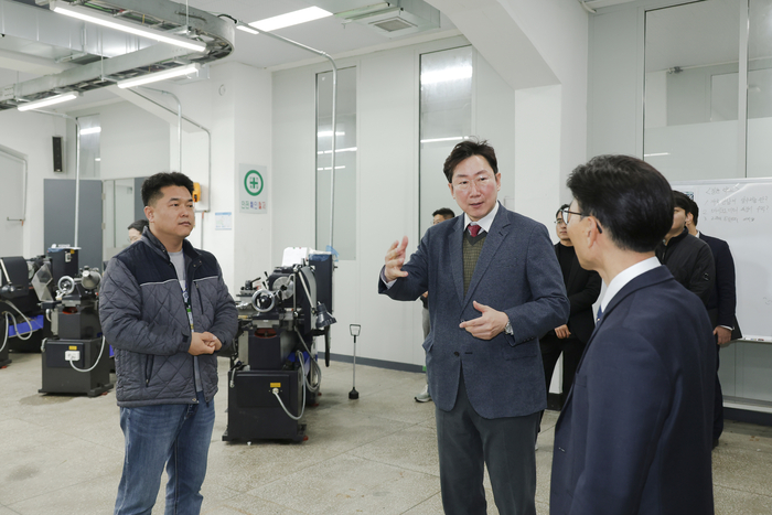 원강수 원주시장 미래고등학교 방문