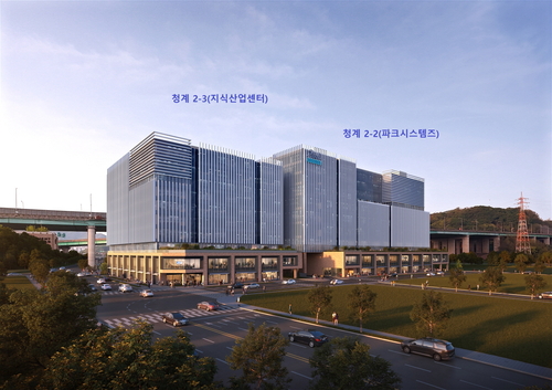 의왕시 청계2지구 기업유치 조감도