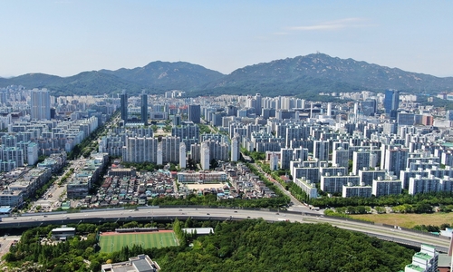 안양시 평촌신도시 전경