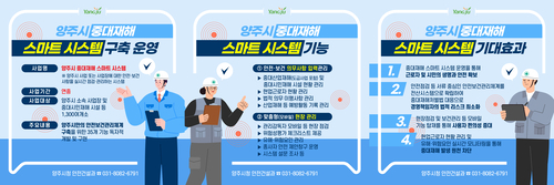 양주시 중대재해 스마트 시스템 구축 배너