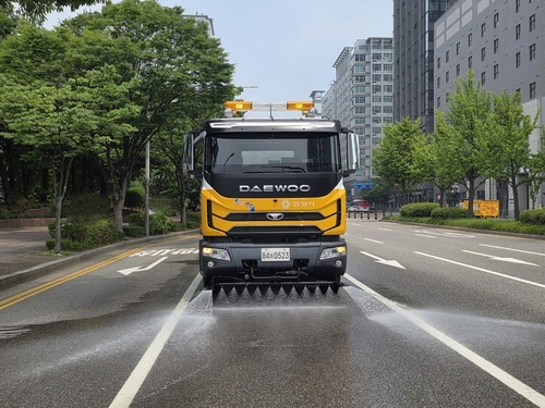 안양시 도로 살수차 운영
