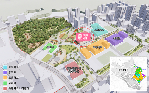 남양주시 왕숙2지구 학교복합시설 'WE 드림파크' 조감도