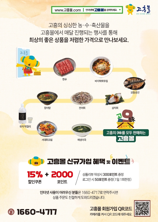 고흥군, 직영 농수특산물 쇼핑몰 '고흥몰' 누적 매출 90억 원 돌파