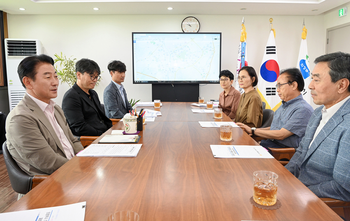의정부시 8일 마을버스 운수업체 대표들과 간담회 개최