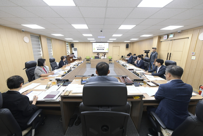 동두천시의회 12일 8월 중 의원정담회 개최