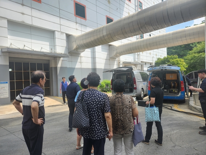 의정부시 시민 참관 속 자원회수시설 다이옥신 측정