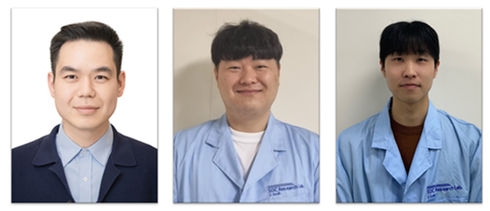(왼쪽부터) 유호천 교수, 최왕명 박사과정생, 이원우 석박통합과정생