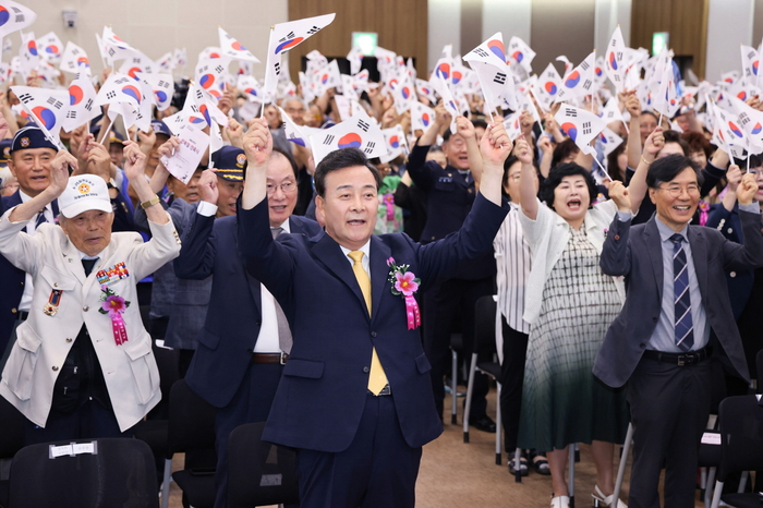 의왕시 15일 제80주년 광복절 경축식 개최