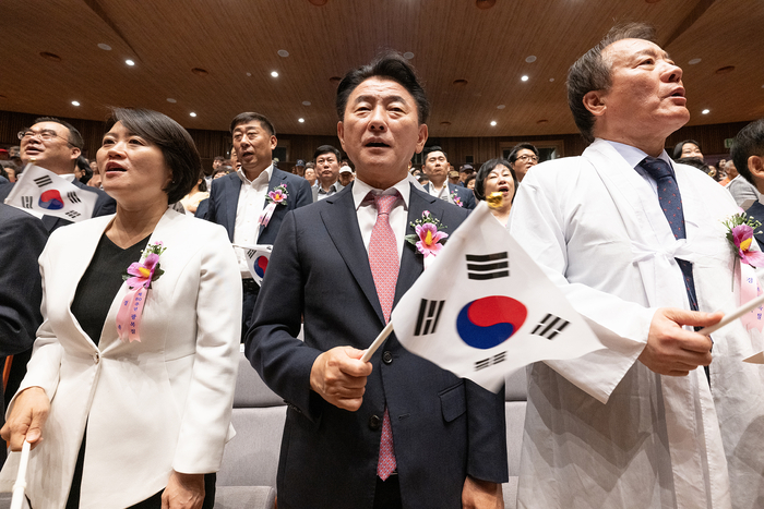 의정부시 15일 제80주년 광복절 경축식 개최