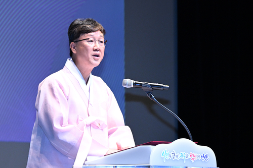 이민근 안산시장 15일 제80주년 광복절 경축식 주재