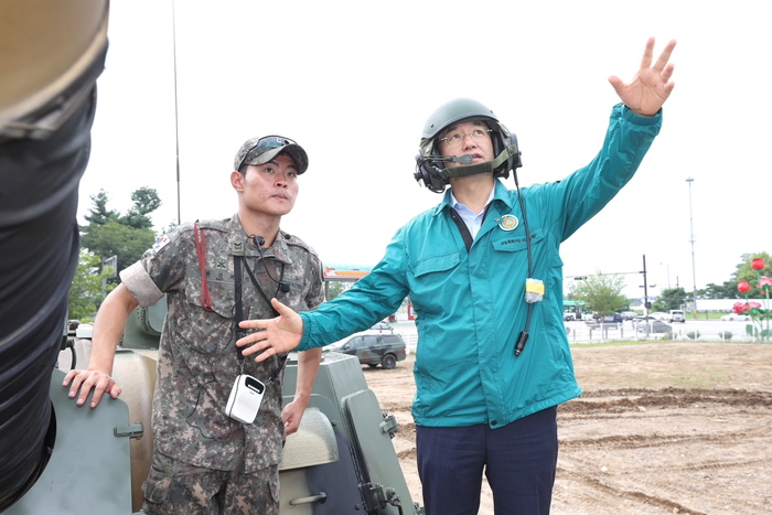 이동환 고양특례시장 18일 '을지연습 안보-안전체험장' 방문