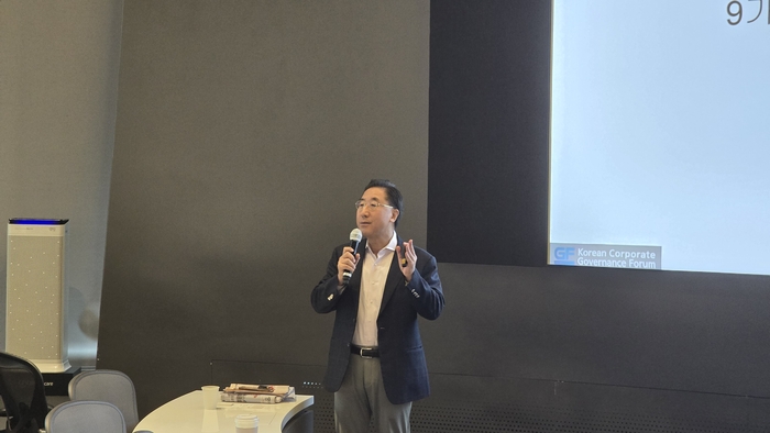 서울 여의도에서 열린 '홍콩 싱가폴 투자자 상법개정 미팅 피드백' 기자간담회/사진=최태현 기자