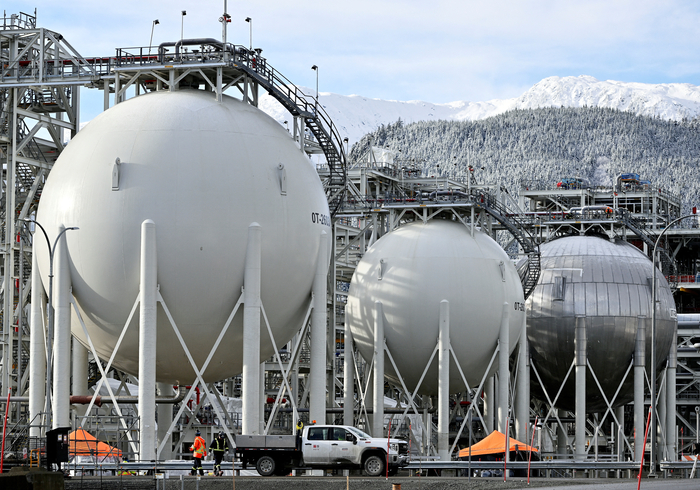 FILE PHOTO: LNG Canada's liquified natural gas facility in Kitimat