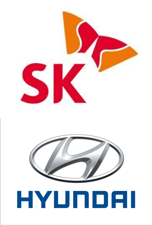 SK·현대차 로고.