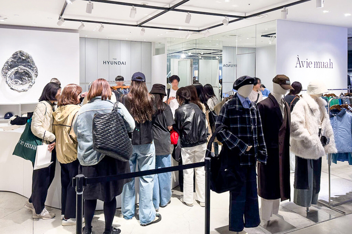 지난해 11월 일본 도쿄 쇼핑몰 시부야 파르코점에서 현대백화점이 진행한 '더현대 글로벌' 팝업 매장 전경. 사진=현대백화점