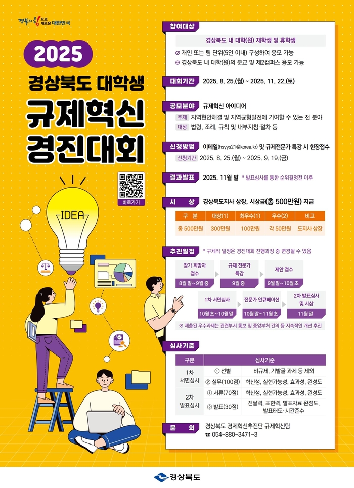대학생 규제혁신 경진대회 개막