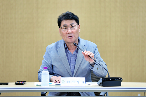 서창수 의왕시의회 의원 22일 조례 제정 의견청취 간담회 주재