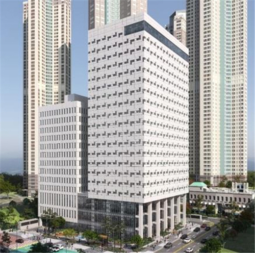 백석 업무빌딩 전경